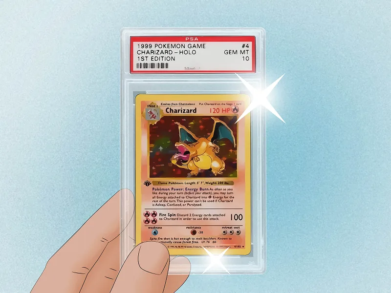PSA graded Pokémon card submitted through PSA submission service in Saudi Arabia