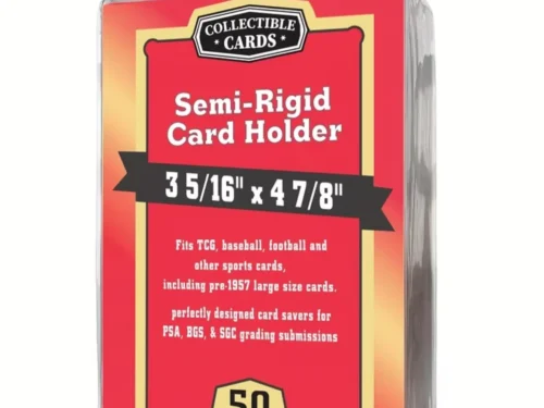 Rigid Card Holders, Protective Sleeves for Baseball, Trading, And Sports Cards