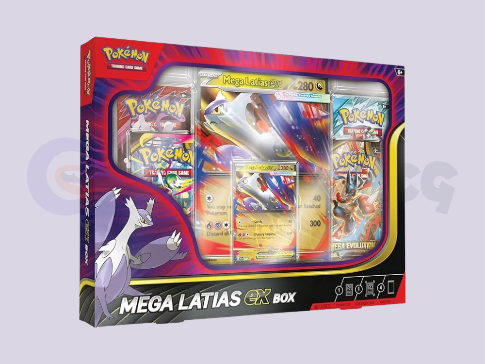pokemon tcg mega latias ex box trading card collection