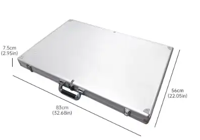 Card Display Case – Lockable Aluminum Alloy Storage Box