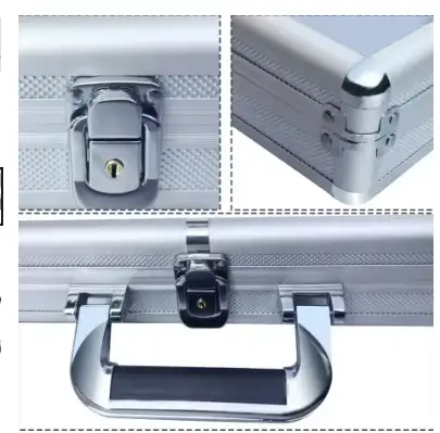 Card Display Case – Lockable Aluminum Alloy Storage Box