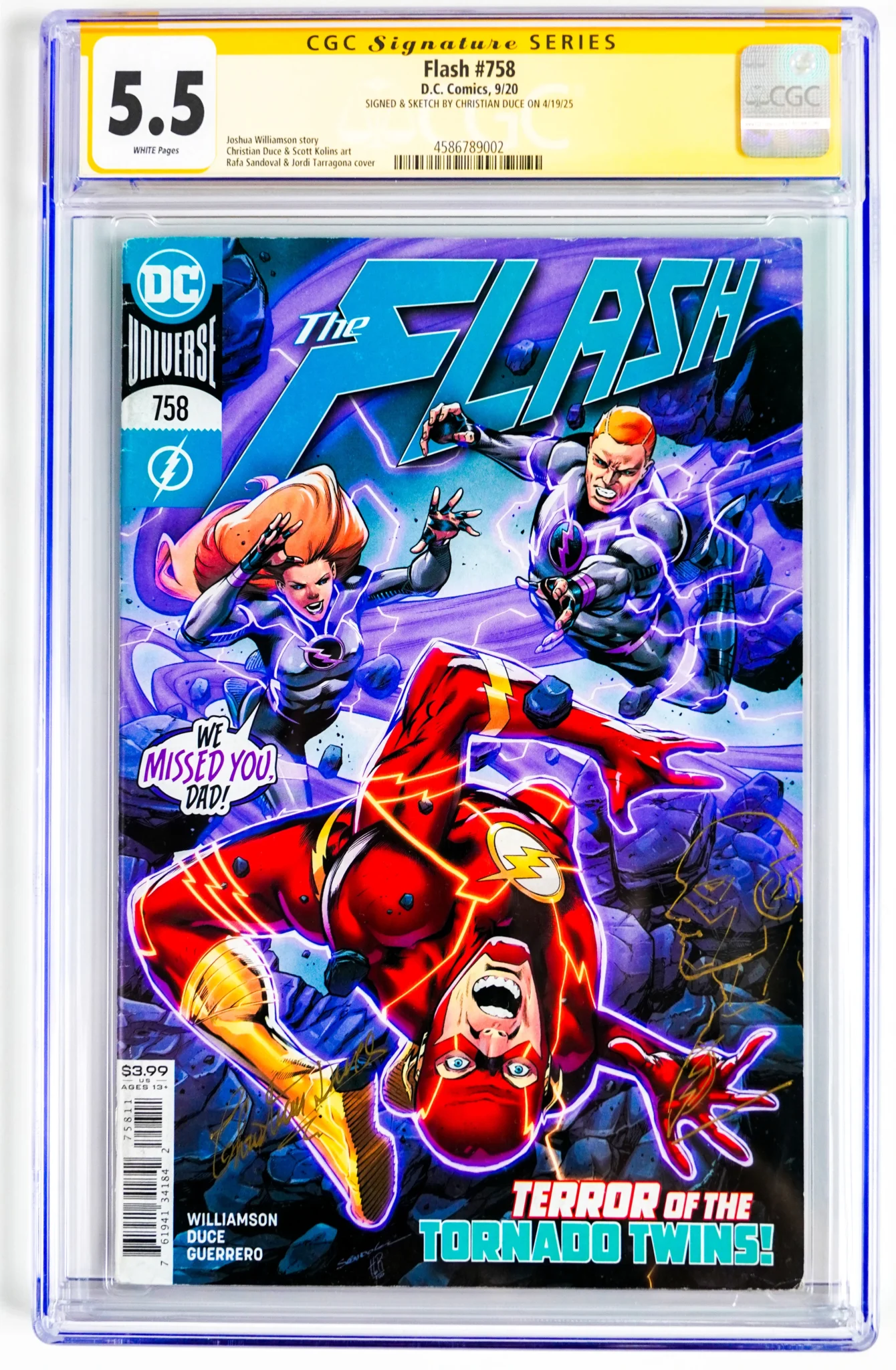 The Flash #758 – CGC Signature Series 5.5