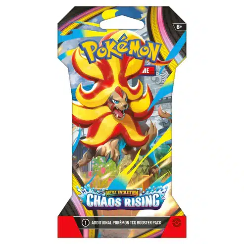 Pokemon TCG: Mega Evolution-Chaos Rising Sleeved Booster Pack 1 ct