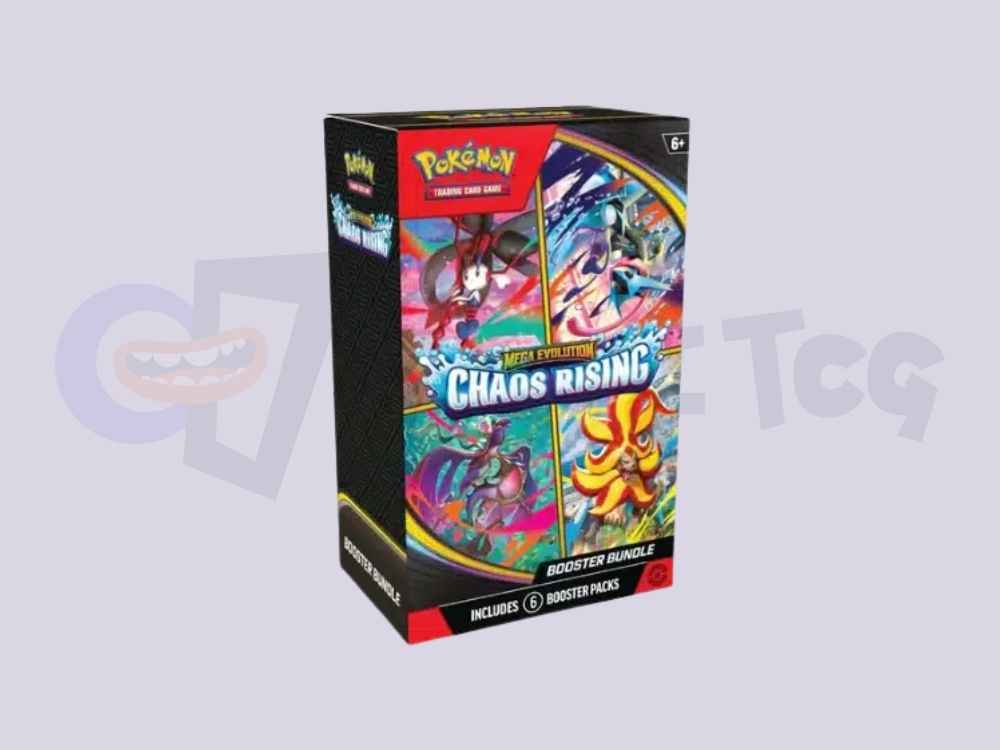 Pokemon TCG: Mega Evolution-Chaos Rising Booster Bundle (6 Packs)