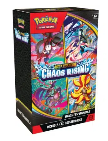 Pokemon TCG: Mega Evolution-Chaos Rising Booster Bundle (6 Packs)