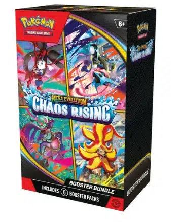 Pokemon TCG: Mega Evolution-Chaos Rising Booster Bundle (6 Packs)