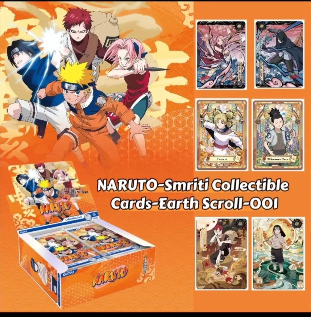 Naruto Smriti Earth Scroll 001 Booster Display | WadiTCG