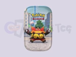 Official Pokemon TCG Lumiose City Mini Tin Emboar Art - WadiTCG KSA
