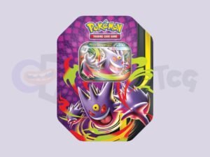 Official Pokemon TCG Mega Evolution Mega Moonlight Tin Mega Gengar - WadiTCG KSA