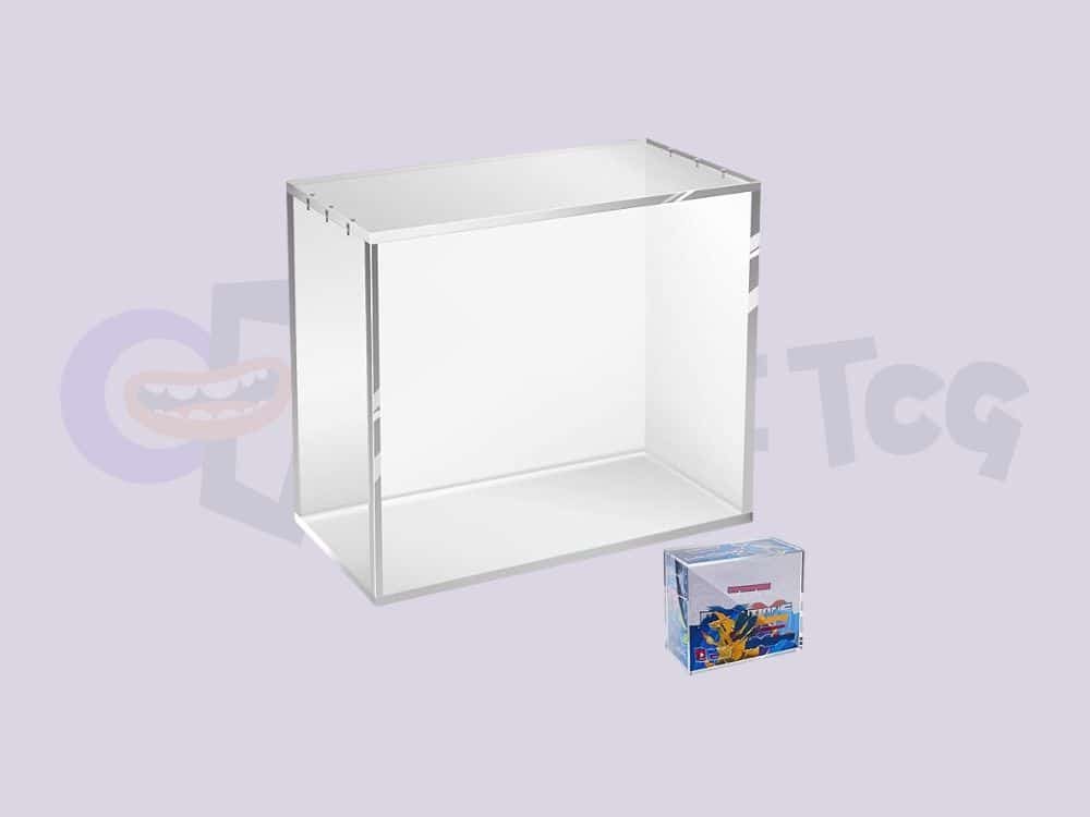 Premium Acrylic Protection Crystal-Clear Fast KSA Delivery Premium Acrylic Display Box for TCG Booster Boxes and ETBs