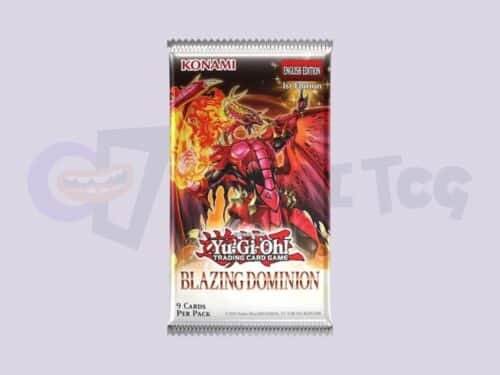 Yu-Gi-Oh BLAZING DOMINION BOOSTER PACK Buy Yu-Gi-Oh Blazing Dominion Booster Pack at WadiTCG. Authentic core booster set featuring fearsome new cards and archetypes. Fast Riyadh & KSA delivery. Shop now!