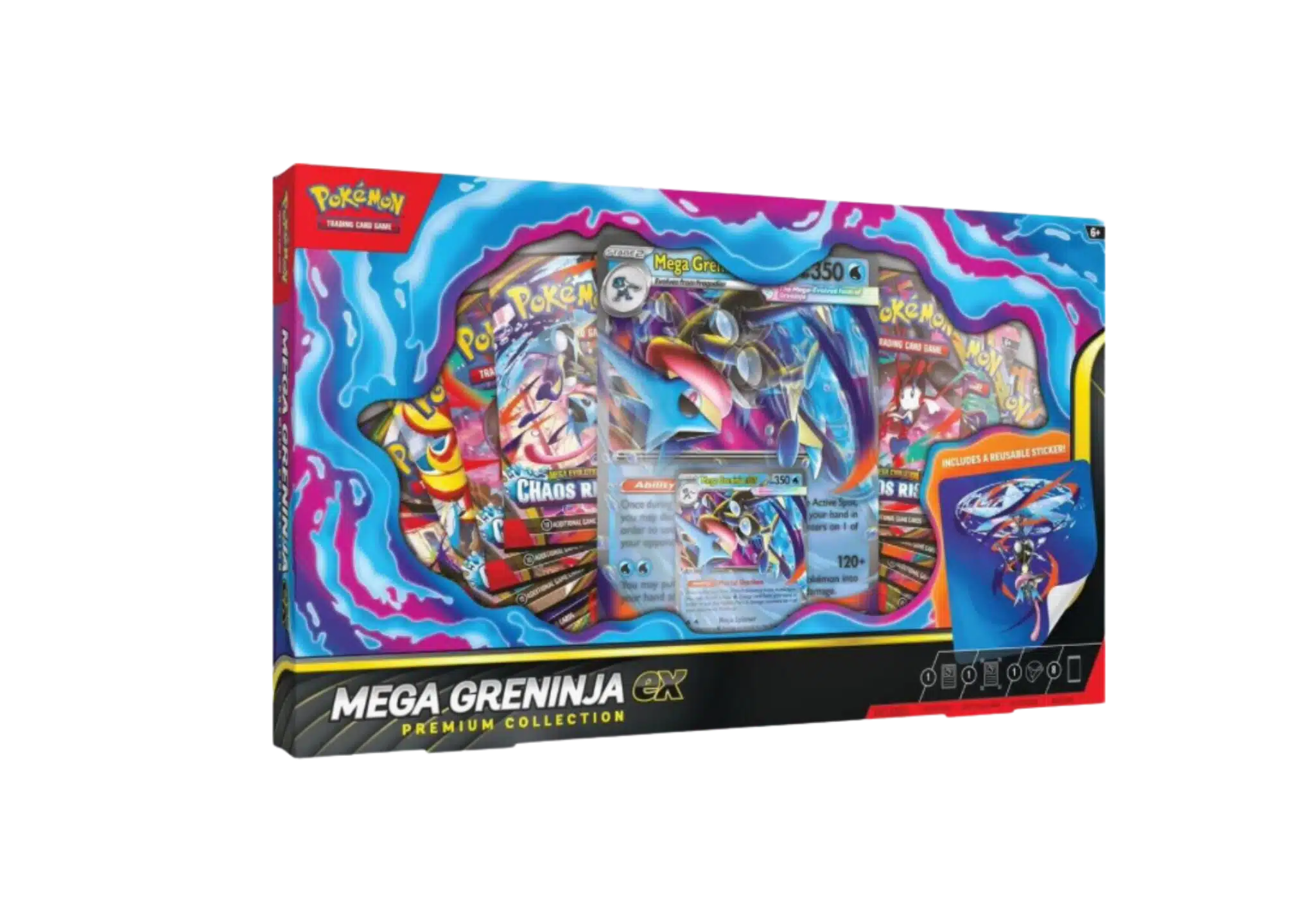 Chaos Rising Premium Ex box Mega Greninja Ex Premium Collection