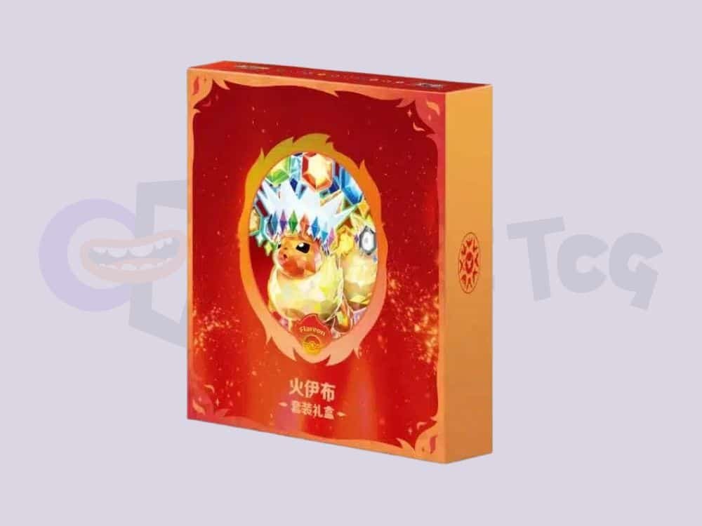 Official Pokemon TCG Flareon Binder Gift Box - WadiTCG KSA