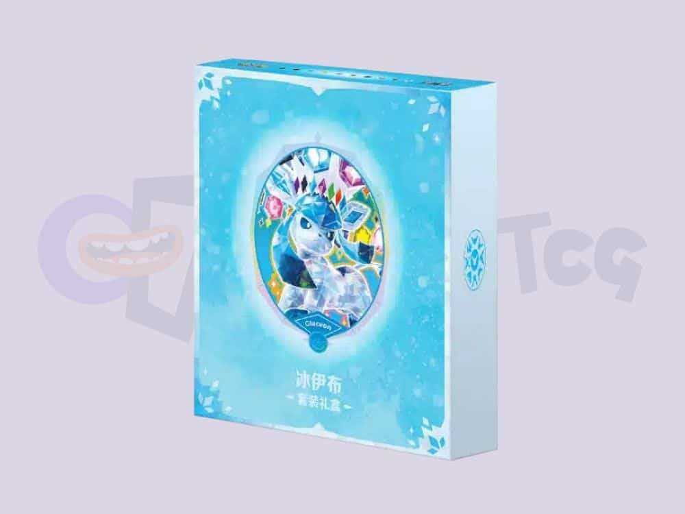 Official Pokemon TCG Glaceon Binder Gift Box - WadiTCG KSA