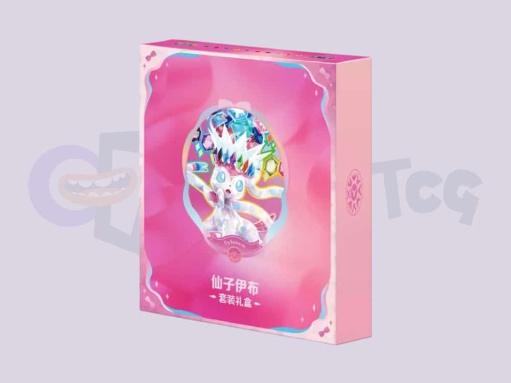 Official Pokemon TCG Sylveon Binder Gift Box - WadiTCG KSA
