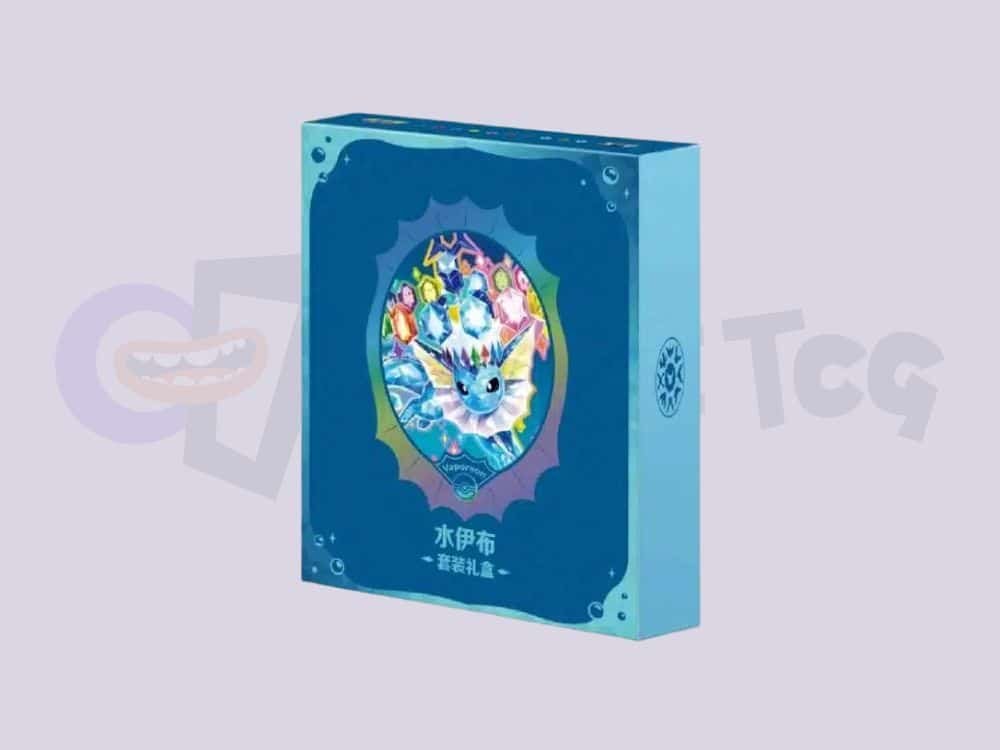 Official Pokemon TCG Vaporeon Binder Gift Box - WadiTCG KSA