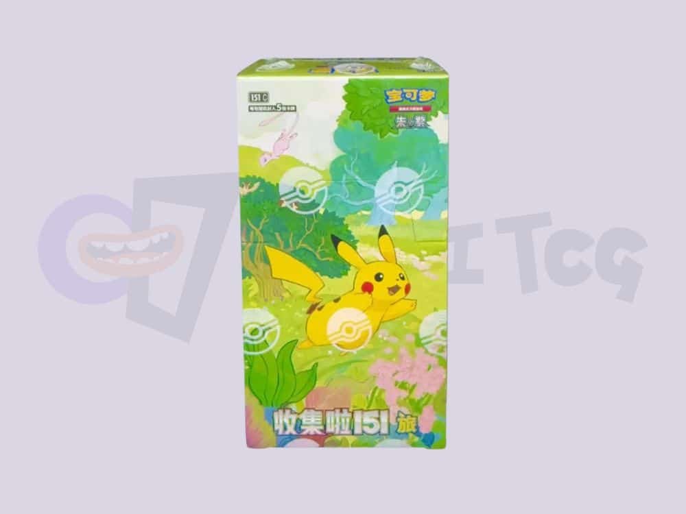 Official Pokemon 151 Journey Vol 1 Slim Booster Box Simplified Chinese - WadiTCG KSA