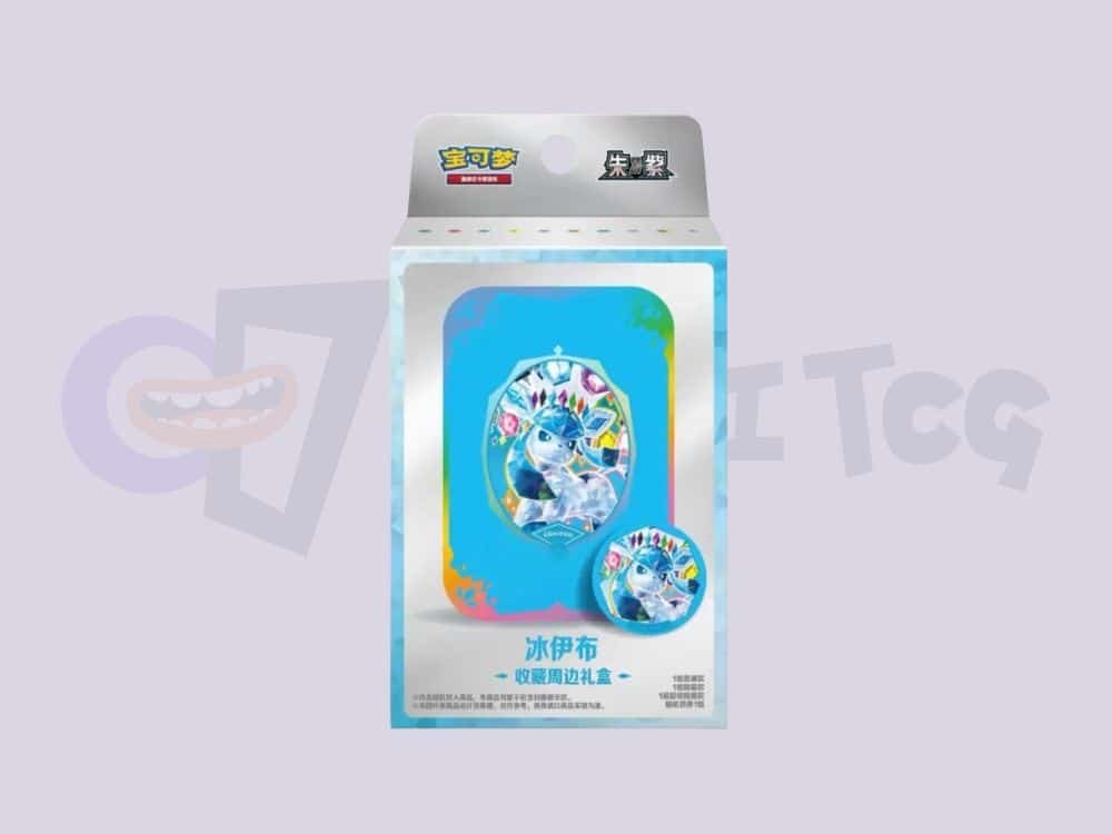 pokemon-glaceon-collectible-gift-box-waditcg Official Pokemon Glaceon Collectible Gift Box Simplified Chinese - WadiTCG KSA
