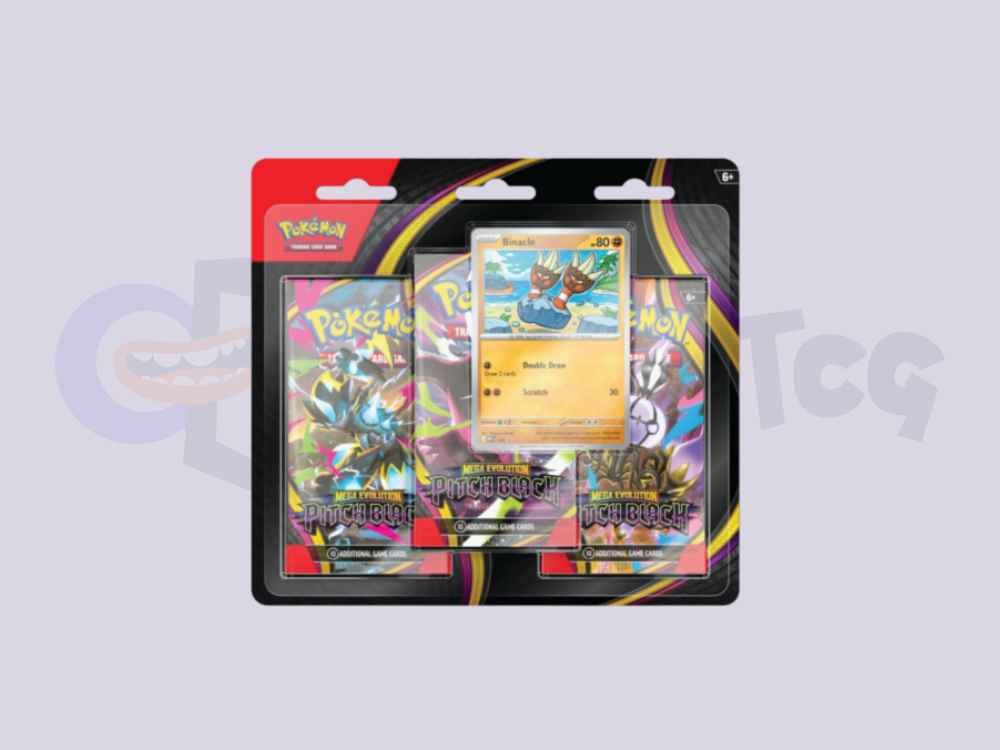 Pokemon TCG-Mega Evolution Pitch Black 3-pack blister