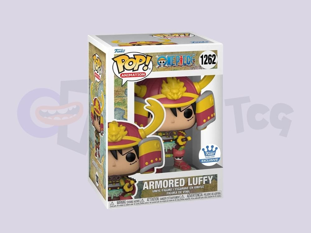 Funko Pop Armored Luffy- One Piece signed #1262 Exclusive Multicolor Funko Pop Armored Luffy- One Piece signed #1262 Exclusive Multicolor
