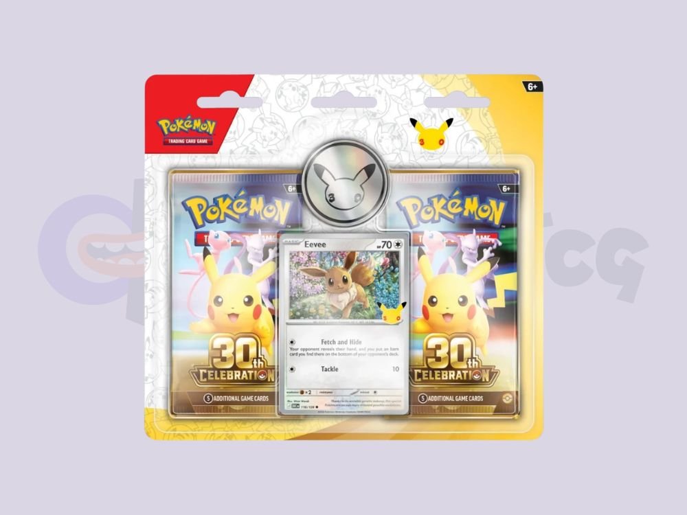 Pokemon TCG – 30th 2-Pack Blister – Double Wide Display Pokemon TCG - 30th 2-Pack Blister - Double Wide Display