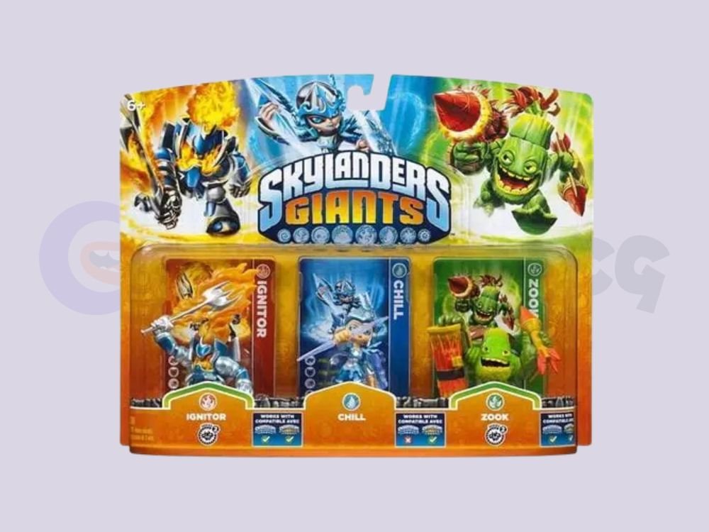 Skylanders Giants Spyro's Adventure: Triple Pack (Ignitor, Chill, Zook)