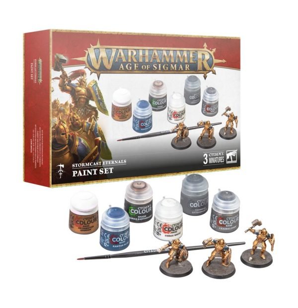 AGE OF SIGMAR: STORMCAST ETERNAL PAINT SET