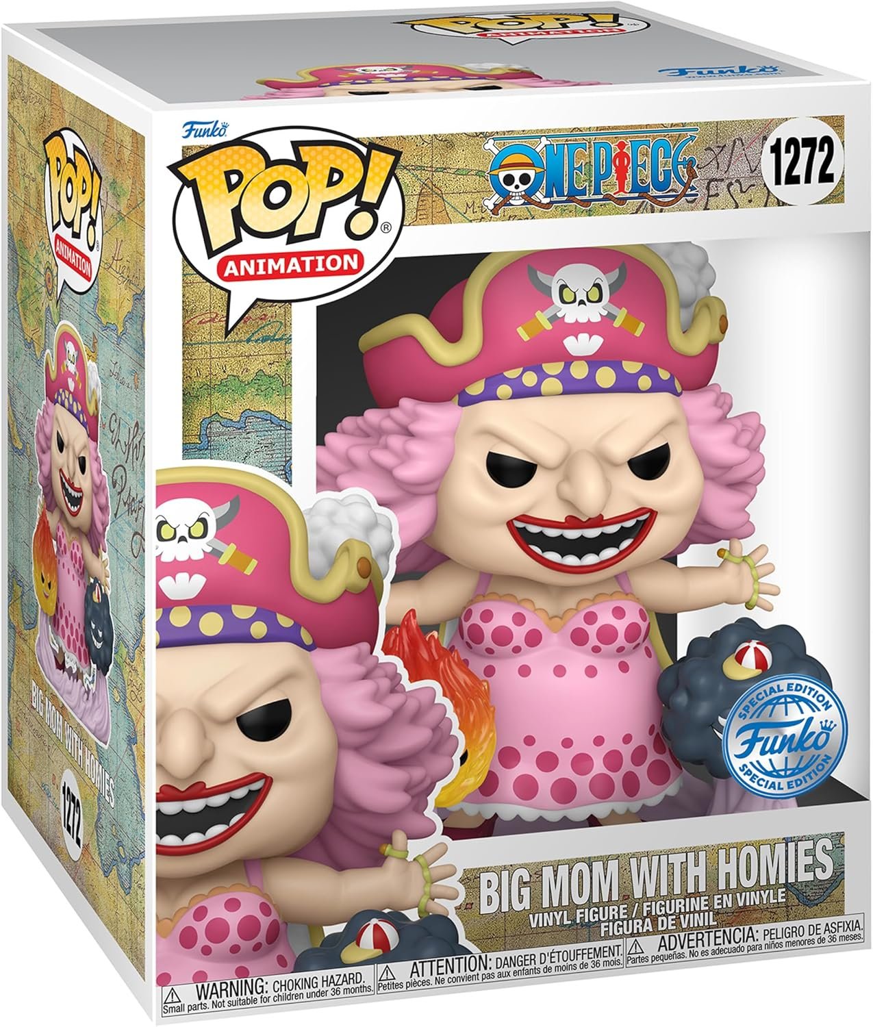 Funko Pop! Animation - Super: One Piece - Big Mom w/Homies Special Edition Multicolor Exclusive 1272