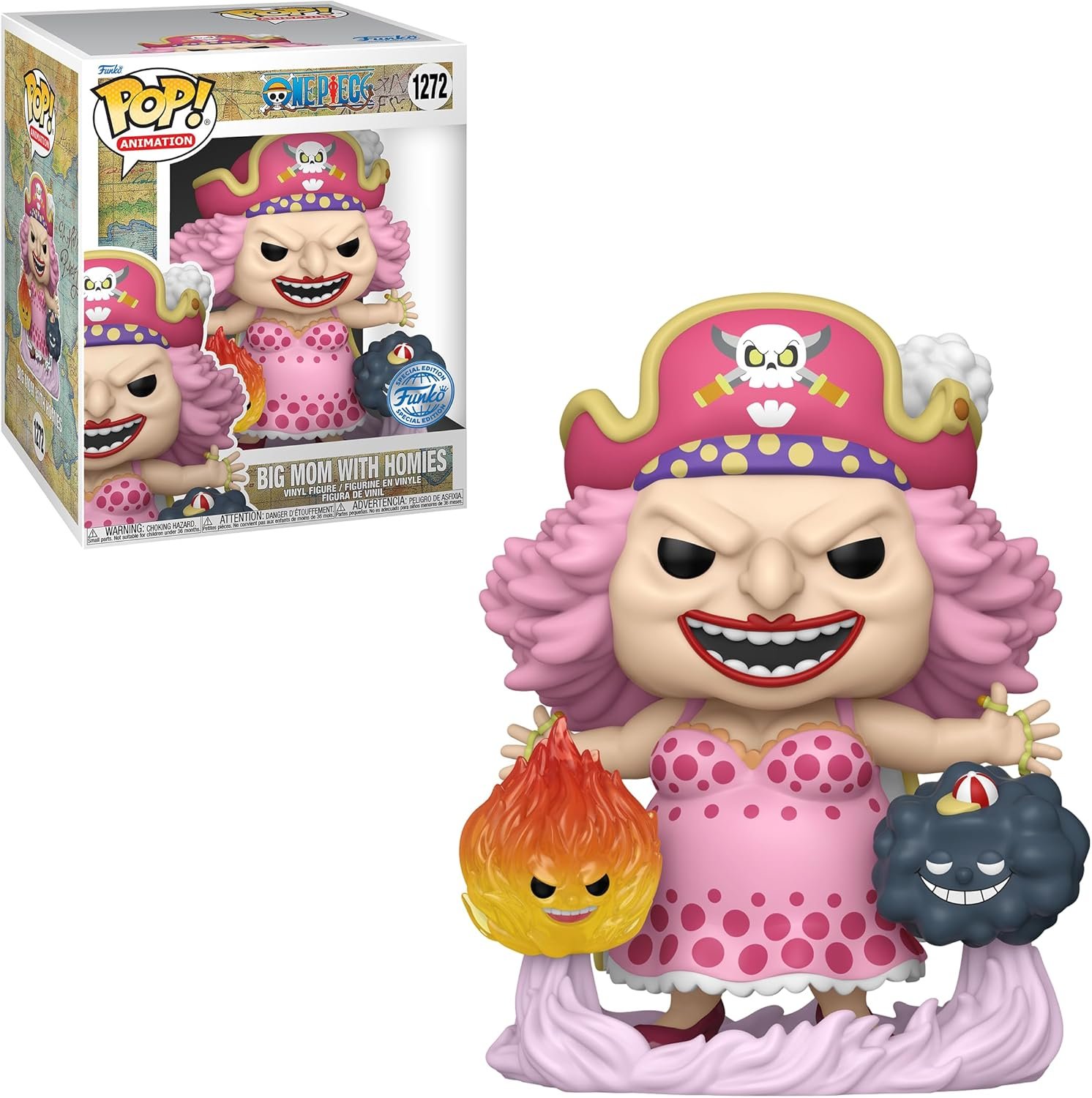 Funko Pop! Animation - Super: One Piece - Big Mom w/Homies Special Edition Multicolor Exclusive 1272
